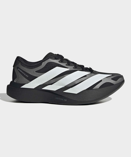 adidas(アディダス)の「アディゼロ EVO SL EXO / Adizero EVO SL EXO Shoes / ランニングシューズ / アディダス adidas(スニーカー・レディース・ブラック・24.0cm/23.5cm/23.0cm/22.5cm/26.0cm/25.5cm/25.0cm/24.5cm)」の1枚目の写真