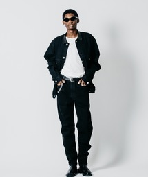BORN FREE TAPERED AUTHENTIC SELVEDGE ONE WASH JEANS - BLACK MADE IN JAPAN