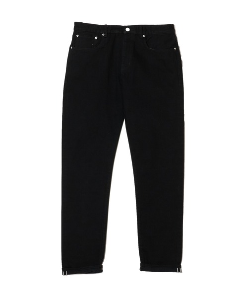 CRIMIE（クライミー）の「BORN FREE TAPERED AUTHENTIC SELVEDGE ONE WASH JEANS - BLACK MADE IN JAPAN（デニムパンツ・メンズ・ブラック・XXL/XL/L/M/S）」の3枚目の写真