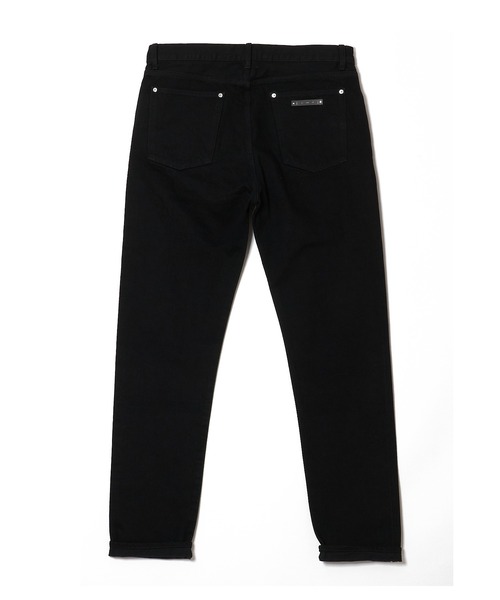CRIMIE（クライミー）の「BORN FREE TAPERED AUTHENTIC SELVEDGE ONE WASH JEANS - BLACK MADE IN JAPAN（デニムパンツ・メンズ・ブラック・XXL/XL/L/M/S）」の4枚目の写真