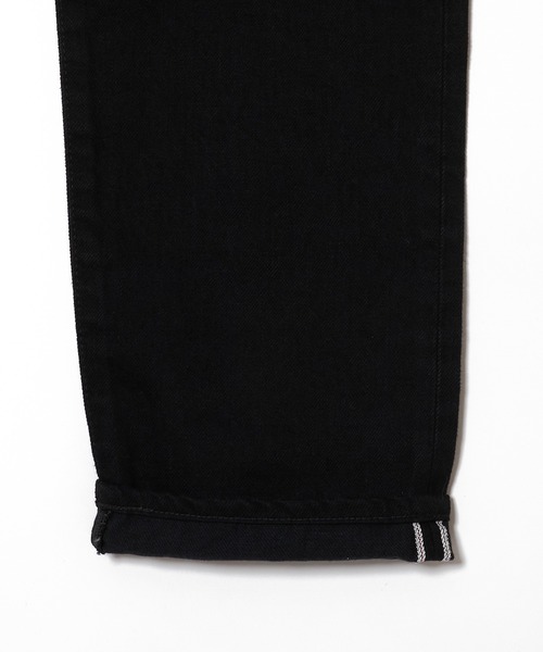 CRIMIE（クライミー）の「BORN FREE TAPERED AUTHENTIC SELVEDGE ONE WASH JEANS - BLACK MADE IN JAPAN（デニムパンツ・メンズ・ブラック・XXL/XL/L/M/S）」の7枚目の写真