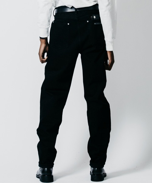 CRIMIE（クライミー）の「BORN FREE TAPERED AUTHENTIC SELVEDGE ONE WASH JEANS - BLACK MADE IN JAPAN（デニムパンツ・メンズ・ブラック・XXL/XL/L/M/S）」の10枚目の写真