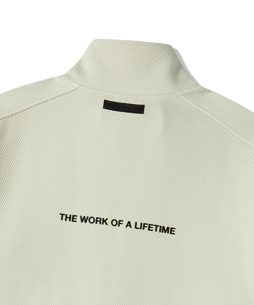 LIFE WORK(ライフワーク)の「ツイル Wロゴ フルジップアップ ジャンパー(その他アウター・メンズ・ブラック/アイボリー・MEDIUM/LARGE)」の5枚目の写真