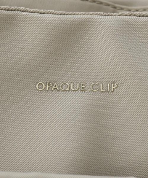 OPAQUE.CLIP（オペークドットクリップ）の「【3層仕様／マルチポケット／A4対応】デイリーパフBIGトートバッグ（トートバッグ・レディース・ブラック/ベージュ・00）」の3枚目の写真