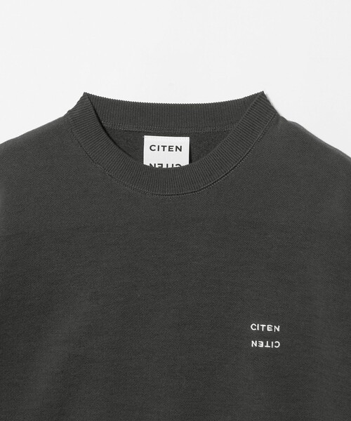 CITEN(シテン)の「<CITEN>スウェットライクニット(ニット/セーター・メンズ・ライトグレー/ダークグレー/ブラック/ワイン・M/L)」の6枚目の写真