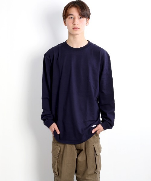 CAMPFREE（キャンプフリー）の「[キャンプフリー] CAMPFREE バックプリント ロングスリーブTシャツ（Tシャツ/カットソー・メンズ・ネイビー/ブラック/ホワイト/グレー/スモーキーグリーン系/サンドベージュ/ピンク/ライトパープル/ライトオリーブ・XXL/S/XL/L/M）」の20枚目の写真