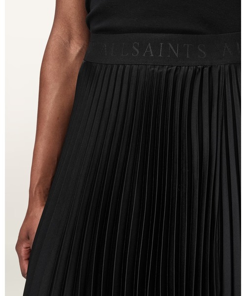 ALLSAINTS（オールセインツ）の「ELISA PLEATED SKIRT | ELISA PLEATED スカート（スカート・レディース・ブラック・10/6/4）」の3枚目の写真