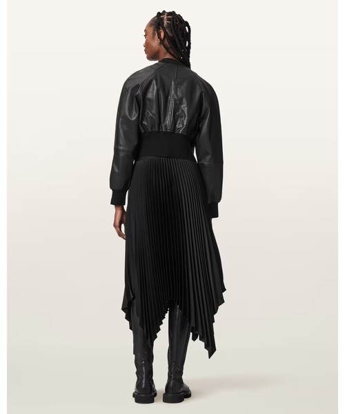 ALLSAINTS（オールセインツ）の「ELISA PLEATED SKIRT | ELISA PLEATED スカート（スカート・レディース・ブラック・10/6/4）」の6枚目の写真
