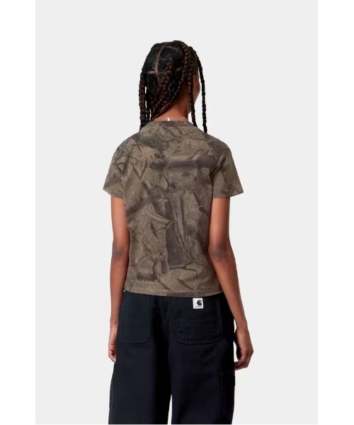 Carhartt WIP(カーハートダブリューアイピー)の「W' S/S Feather Tree T-Shirt(Tシャツ/カットソー・レディース・カモフラージュ・LARGE/SMALL/MEDIUM)」の4枚目の写真
