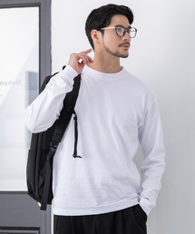 【DISCUS ATHLETIC】USAコットン混 ヘビーウエイト天竺 ワンポイントロンT