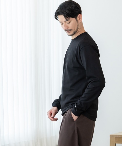 BTZ TOKYO(ビーティーゼットトウキョウ)の「【DISCUS ATHLETIC】USAコットン混 ヘビーウエイト天竺 ワンポイントロンT(Tシャツ/カットソー・メンズ・ホワイト/ブラック/ネイビー・LL/M/L)」の18枚目の写真