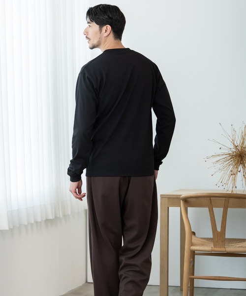 BTZ TOKYO(ビーティーゼットトウキョウ)の「【DISCUS ATHLETIC】USAコットン混 ヘビーウエイト天竺 ワンポイントロンT(Tシャツ/カットソー・メンズ・ホワイト/ブラック/ネイビー・LL/M/L)」の19枚目の写真