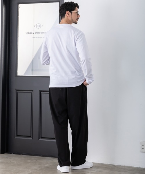 BTZ TOKYO(ビーティーゼットトウキョウ)の「【DISCUS ATHLETIC】USAコットン混 ヘビーウエイト天竺 ワンポイントロンT(Tシャツ/カットソー・メンズ・ホワイト/ブラック/ネイビー・LL/M/L)」の8枚目の写真