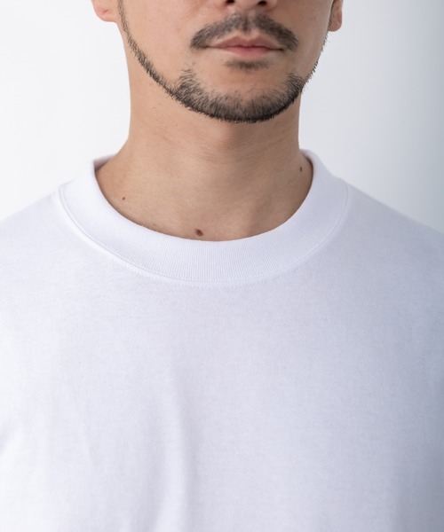 BTZ TOKYO(ビーティーゼットトウキョウ)の「【DISCUS ATHLETIC】USAコットン混 ヘビーウエイト天竺 ワンポイントロンT(Tシャツ/カットソー・メンズ・ホワイト/ブラック/ネイビー・LL/M/L)」の10枚目の写真