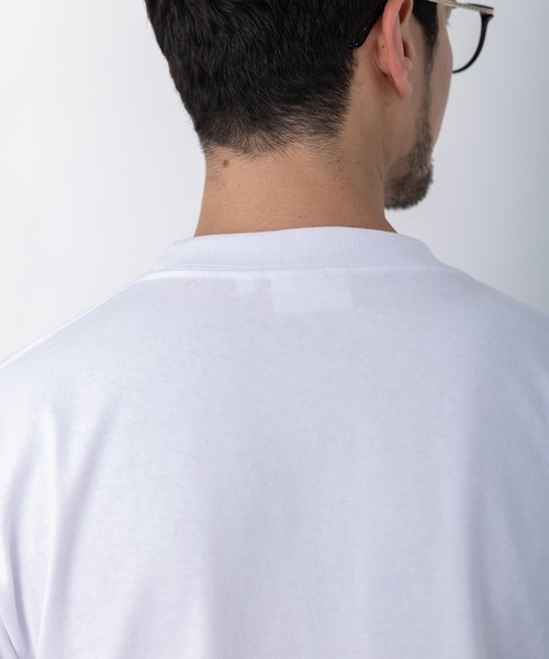 BTZ TOKYO(ビーティーゼットトウキョウ)の「【DISCUS ATHLETIC】USAコットン混 ヘビーウエイト天竺 ワンポイントロンT(Tシャツ/カットソー・メンズ・ホワイト/ブラック/ネイビー・LL/M/L)」の12枚目の写真