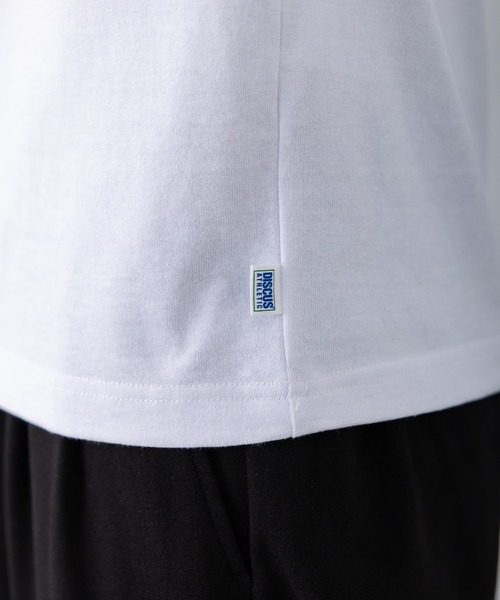 BTZ TOKYO(ビーティーゼットトウキョウ)の「【DISCUS ATHLETIC】USAコットン混 ヘビーウエイト天竺 ワンポイントロンT(Tシャツ/カットソー・メンズ・ホワイト/ブラック/ネイビー・LL/M/L)」の14枚目の写真