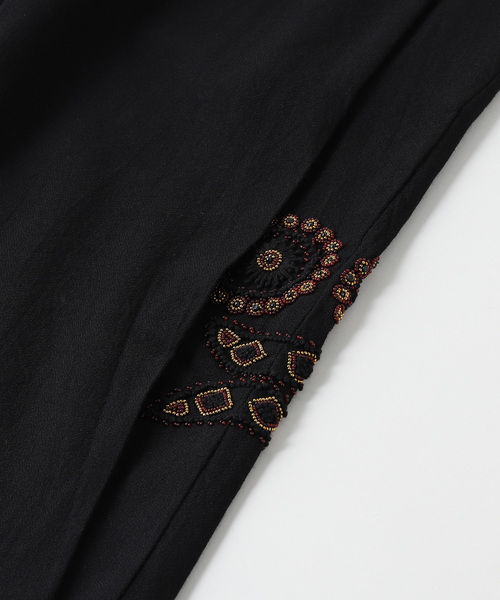 JOURNAL STANDARD（ジャーナルスタンダード）の「KARTIK RESEARCH カルティック リサーチ Side Pleat Trouser（その他パンツ・メンズ・ブラック・34/32）」の3枚目の写真