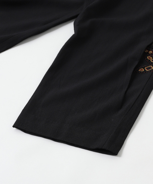 JOURNAL STANDARD（ジャーナルスタンダード）の「KARTIK RESEARCH カルティック リサーチ Side Pleat Trouser（その他パンツ・メンズ・ブラック・34/32）」の4枚目の写真