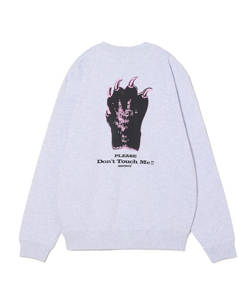 NON TOKYO(ノントーキョー)の「PRINT PULLOVER SWEAT(HAND)(スウェット・レディース・グレー/グリーン/チャコール・2/1)」の10枚目の写真