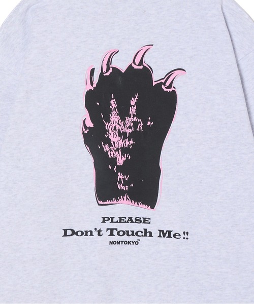 NON TOKYO(ノントーキョー)の「PRINT PULLOVER SWEAT(HAND)(スウェット・レディース・グレー/グリーン/チャコール・2/1)」の11枚目の写真