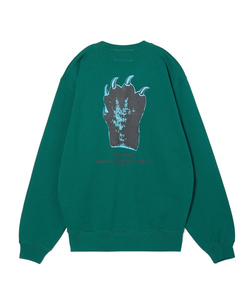 NON TOKYO(ノントーキョー)の「PRINT PULLOVER SWEAT(HAND)(スウェット・レディース・グレー/グリーン/チャコール・2/1)」の13枚目の写真