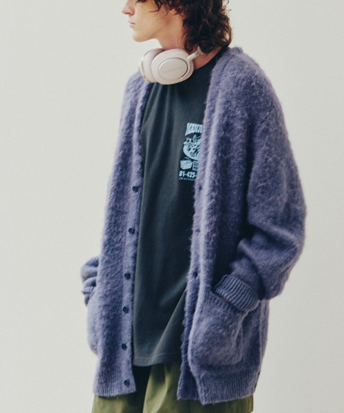 MANASTASH(マナスタッシュ)の「MANASTASH/マナスタッシュ/ABERDEEN KURTIGAN(カーディガン/ボレロ・メンズ・グレー/ネイビー/キャメル/ブラック・L/XL/M/S)」の5枚目の写真