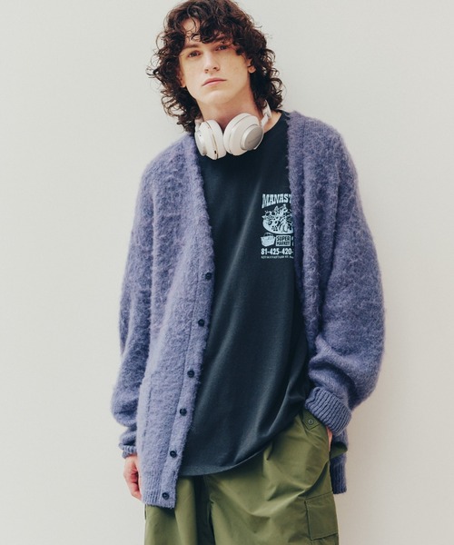 MANASTASH(マナスタッシュ)の「MANASTASH/マナスタッシュ/ABERDEEN KURTIGAN(カーディガン/ボレロ・メンズ・グレー/ネイビー/キャメル/ブラック・L/XL/M/S)」の6枚目の写真