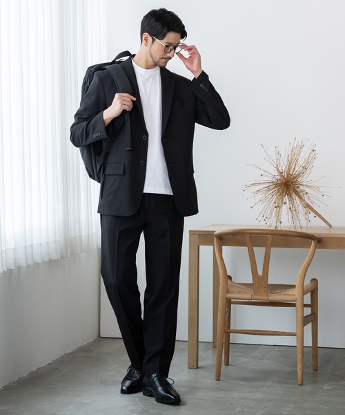 phiten（ファイテン）の「【phiten × BTZ TOKYO】軽量・通気 モックネック半袖Tシャツ（Tシャツ/カットソー・メンズ・チャコールグレー/ブラック/ホワイト・3L/S/M/LL/L）」の8枚目の写真