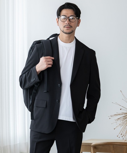 phiten（ファイテン）の「【phiten × BTZ TOKYO】軽量・通気 モックネック半袖Tシャツ（Tシャツ/カットソー・メンズ・チャコールグレー/ブラック/ホワイト・3L/S/M/LL/L）」の9枚目の写真
