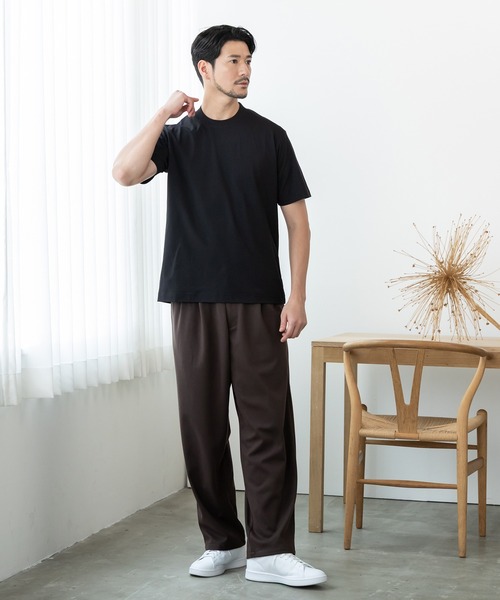 phiten（ファイテン）の「【phiten × BTZ TOKYO】軽量・通気 モックネック半袖Tシャツ（Tシャツ/カットソー・メンズ・チャコールグレー/ブラック/ホワイト・3L/S/M/LL/L）」の14枚目の写真