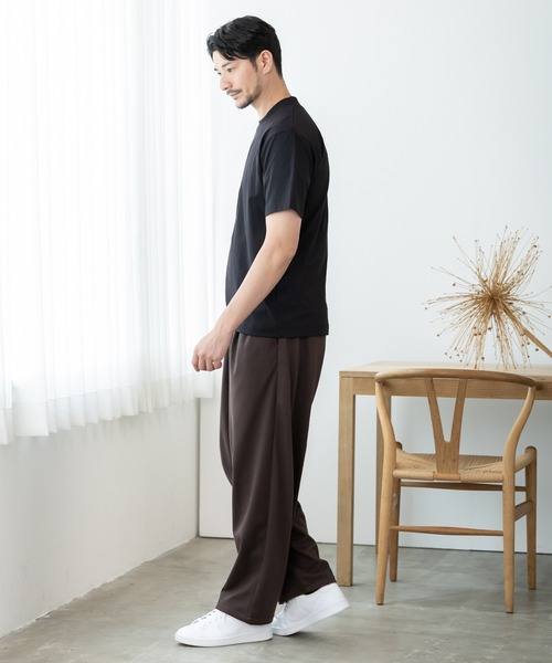 phiten（ファイテン）の「【phiten × BTZ TOKYO】軽量・通気 モックネック半袖Tシャツ（Tシャツ/カットソー・メンズ・チャコールグレー/ブラック/ホワイト・3L/S/M/LL/L）」の16枚目の写真