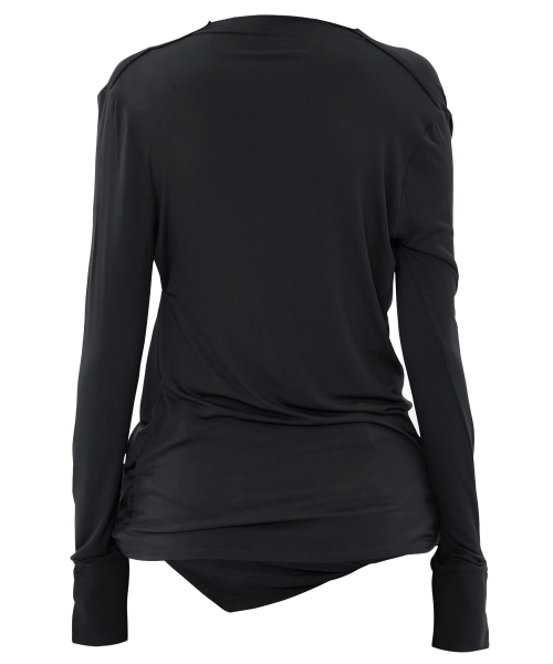 FLAREUP(フレアアップ)の「ミヤ ロングスリーブ (FL-195_Black)(Tシャツ/カットソー・レディース・ブラック・OS)」の7枚目の写真