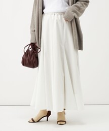 《UVカット、速乾性、接触冷感》ウォッシャブルヴィンテージタフタマチ入りマキシスカート