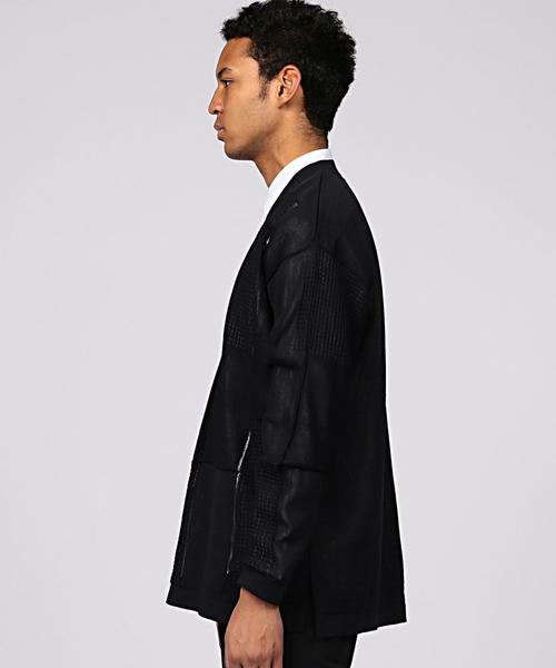 EN ROUTE（アンルート）の「ENR パッチワークパターンニット◆（ニット/セーター・メンズ・ネイビー・2/1/3）」の3枚目の写真