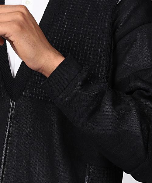 EN ROUTE（アンルート）の「ENR パッチワークパターンニット◆（ニット/セーター・メンズ・ネイビー・2/1/3）」の6枚目の写真