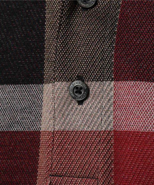 BLACK LABEL CRESTBRIDGE(ブラックレーベル・クレストブリッジ)の「JAPAN PREMIUM クレストブリッジチェックポロ(ポロシャツ・メンズ・レッド・L/M)」の5枚目の写真