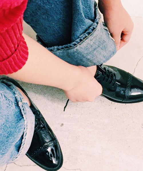 Boisson Chocolat（ボワソンショコラ）の「BBC ｽﾄﾚｰﾄﾁｯﾌﾟﾚｰｽｱｯﾌﾟ30（ドレスシューズ・レディース・ブラック/その他1・23.5cm/24.5cm/22cm/23cm/24cm/22.5cm/25cm/25.5cm）」の10枚目の写真