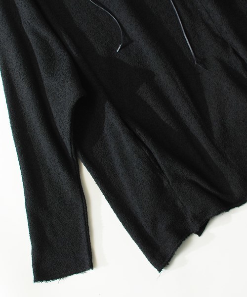 OURET（オーレット）の「C/N BOUCLE CREPE STITCH DOLMAN SLEEVE HOOD PULLOVER（パーカー・メンズ・ホワイト系その他/グレー/ブラック・1/2/3）」の15枚目の写真
