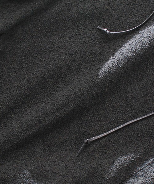 OURET（オーレット）の「C/N BOUCLE CREPE STITCH DOLMAN SLEEVE HOOD PULLOVER（パーカー・メンズ・ホワイト系その他/グレー/ブラック・1/2/3）」の14枚目の写真