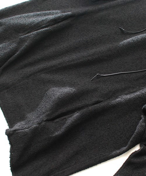 OURET（オーレット）の「C/N BOUCLE CREPE STITCH DOLMAN SLEEVE HOOD PULLOVER（パーカー・メンズ・ホワイト系その他/グレー/ブラック・1/2/3）」の13枚目の写真