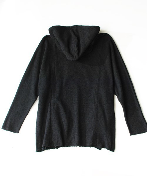 OURET（オーレット）の「C/N BOUCLE CREPE STITCH DOLMAN SLEEVE HOOD PULLOVER（パーカー・メンズ・ホワイト系その他/グレー/ブラック・1/2/3）」の10枚目の写真
