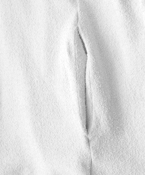 OURET（オーレット）の「C/N BOUCLE CREPE STITCH DOLMAN SLEEVE HOOD PULLOVER（パーカー・メンズ・ホワイト系その他/グレー/ブラック・1/2/3）」の7枚目の写真