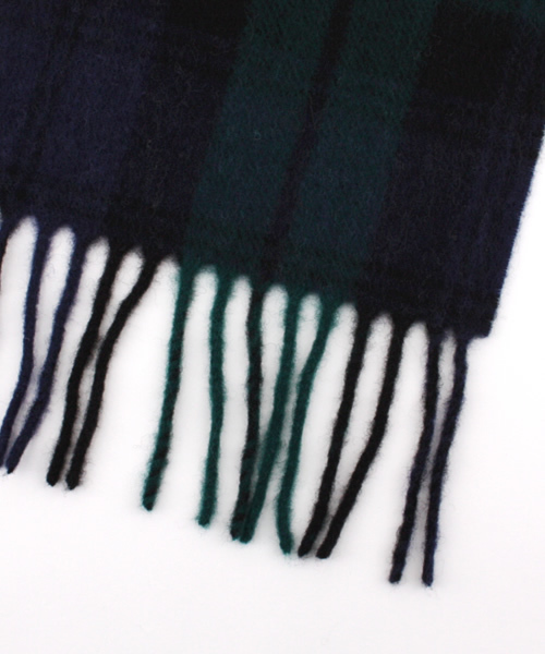 BEAMS（ビームス）の「TWEED BANK / ベストストール（マフラー・メンズ・ブラック/レッド/ネイビー・ONE SIZE）」の7枚目の写真