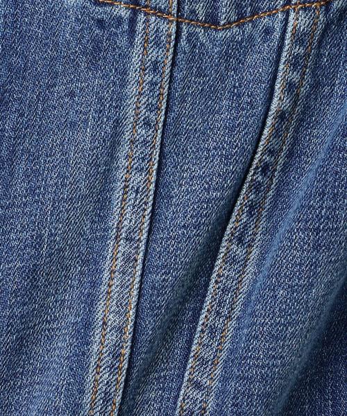 green label relaxing（グリーンレーベルリラクシング）の「GC 10oz ソフトDNM Gジャン 3RD ◆（デニムジャケット・レディース・ライトブルー/コバルトブルー・38/40/36）」の4枚目の写真