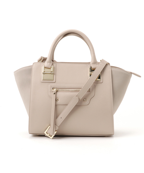 N.（N. Natural Beauty Basic）（エヌエヌナチュラルビューティーベーシック）の「【追加生産】メタルポイントショルダーバッグ（トートバッグ・レディース・ブラック/グレー系その他/ホワイト・ﾌﾘ-）」の7枚目の写真