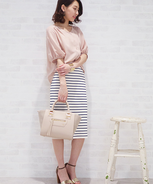 N.（N. Natural Beauty Basic）（エヌエヌナチュラルビューティーベーシック）の「【追加生産】メタルポイントショルダーバッグ（トートバッグ・レディース・ブラック/グレー系その他/ホワイト・ﾌﾘ-）」の11枚目の写真