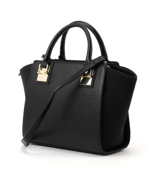 N.（N. Natural Beauty Basic）（エヌエヌナチュラルビューティーベーシック）の「【追加生産】メタルポイントショルダーバッグ（トートバッグ・レディース・ブラック/グレー系その他/ホワイト・ﾌﾘ-）」の12枚目の写真