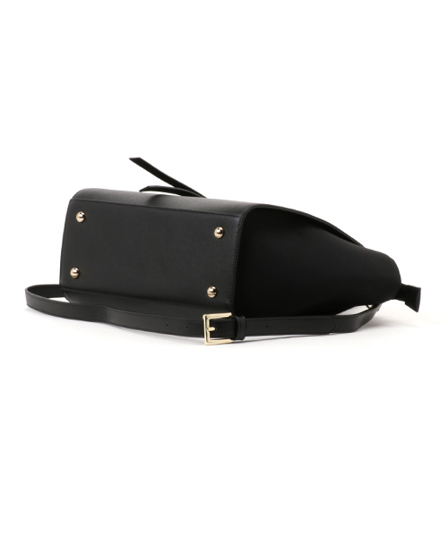 N.（N. Natural Beauty Basic）（エヌエヌナチュラルビューティーベーシック）の「【追加生産】メタルポイントショルダーバッグ（トートバッグ・レディース・ブラック/グレー系その他/ホワイト・ﾌﾘ-）」の13枚目の写真