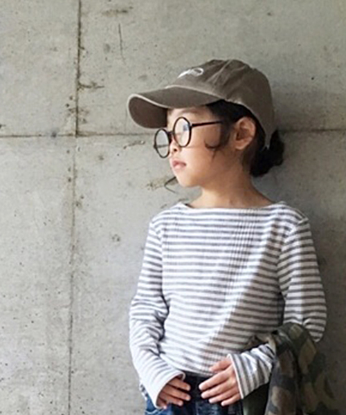 CIAOPANIC TYPY（チャオパニックティピー）の「キッズロゴ刺繍ローキャップ（キャップ・キッズ・ピンク/カーキ/グレー/ベージュ/ネイビー・54/52）」の3枚目の写真