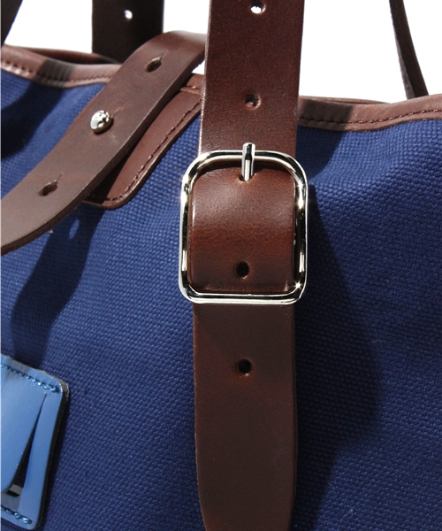 BEAUTY&YOUTH UNITED ARROWS（ビューティーアンドユースユナイテッドアローズ）の「BY CVS/LTR ワーク トート（トートバッグ・メンズ・ネイビー/ブラック・ONESIZE）」の5枚目の写真